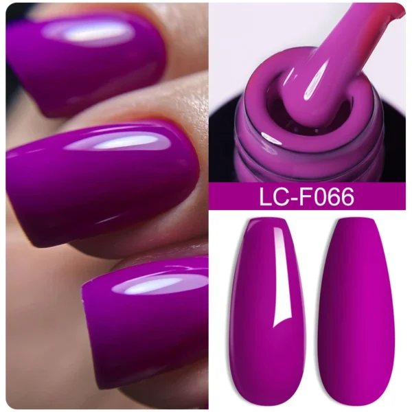 LILYCUTE 7ML Neon Nail Gel Polish Summer Color Fluorescent Gel Nails Manicure Semi Permanent UV Gel Soak Off UV LED Nail Art Gel - Image 4