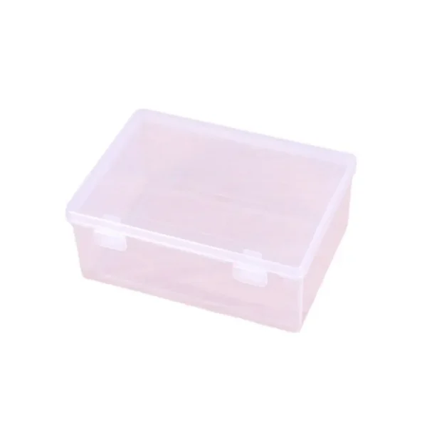 1PC Transparent PP Dual Fastened Transparent Display Box Jewelry Jewelry Container Jewelry Box Art DIY Parts Tool Storage Box - Image 6