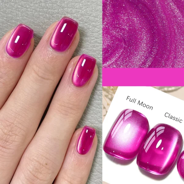 7.5ml cat eye magnetic gel nail polish jelly amber pink semi-permanent nail polish UV LED nail gel varnish polish nail supplies - Image 2