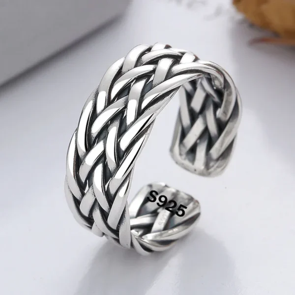 925 Sterling Silver Rings for Women Couple Minimalist Handmade Simple Interware Ring Party Jewelry Gift Prevent Allergy - Image 6