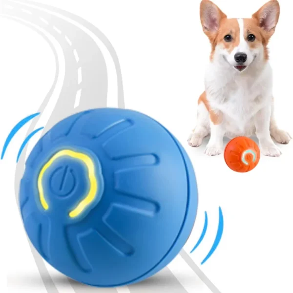 kf-S0c16cb0e178a4a4980c9f9afa36907fei Pet toys Gravity Electric Amusement Pet Ball Smart Bouncing Ball For Dogs and Cats - Image 1