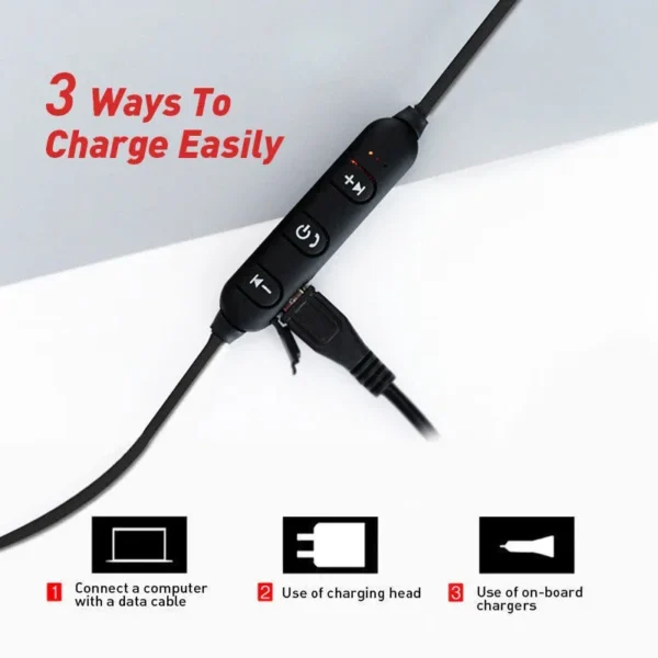 Magnetic XT-11 Bluetooth 4.2 wireless earphone sports headset waterproof earbuds neckband headphone with mic for samrtphones - Image 5