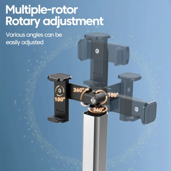 360 Degree Rotating Mobile Travel Portable Stand Folding Storage Selfie Adjustable Phone Stand - Image 3