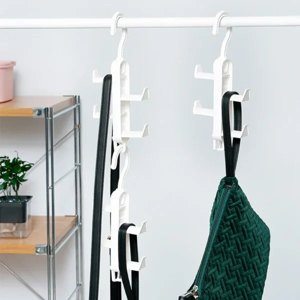 Bag Storage Tool Wardrobe Storage Multifunctional Clothes Rack Traceless Hanging Bag Rack Hat Door Non Perforated Hanging Hook - Image 5
