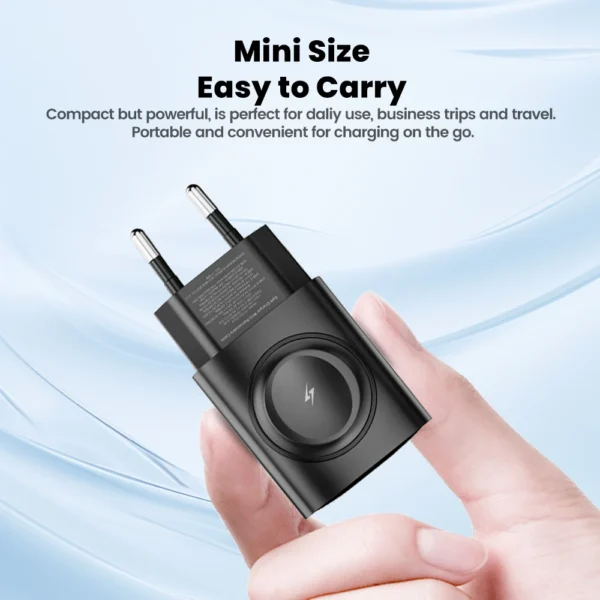 Toocki 3 in 1 Fast Charge Apple Watch Charger USB C Super Charge GaN PD 20W Phone EU Charger For Iphone16 Samsung Huawei Xiaomi - Image 2