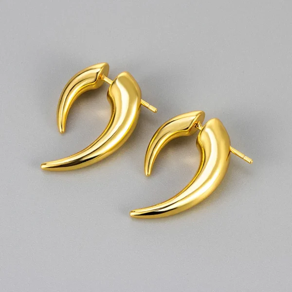 925 Sterling Silver Earrings For Women Trendy Simple Gold Waterdrop Earring Jewelry Prevent Allergy Party Christmas Accessories - Image 5