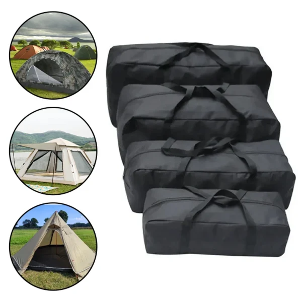 kf-S14f5bf7a0f5c4f9996efb93760aadb06E Large Storage Bag Storage Bag Oxford Cloth Storage Tool Storage Bag Outdoor Supplies Storage Bag Tent Storage Bag - Image 1