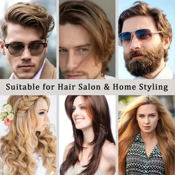 4pcs/5pcs Boar Bristle Hair Brush & Comb Set-Unisex Edge Control Styling Kit for Slick Back Teasing Smoothing-Curly &Normal Hair - Image 2