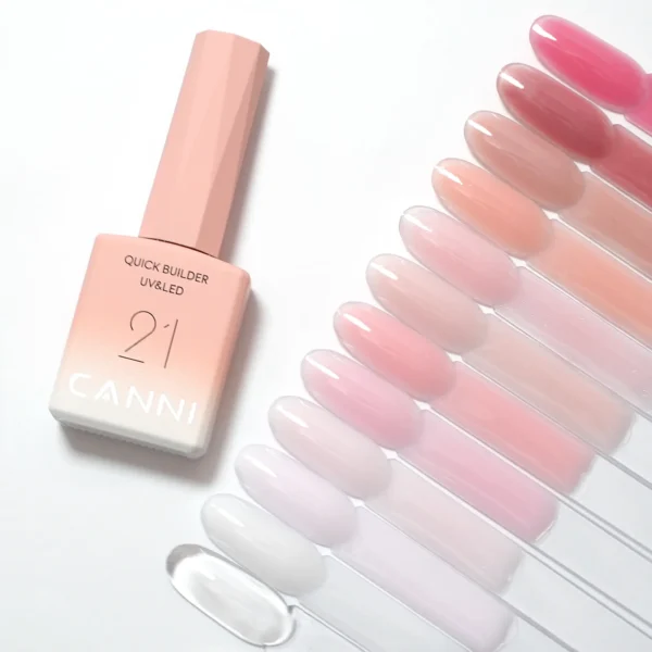 CANNI Nail Gel Polish HEMA/TPO FREE Extension UV Gel Builder Nail Gel In Bottle Semi Permanent Rubber Base Self-leveling Gel - Image 2