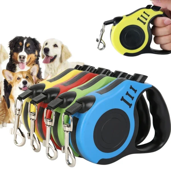 3M/5M Retractable Dog Leash Automatic Flexible Dog Puppy Cat Traction Rope Belt Dog Leash for Small Medium Dogs Pet Products - Image 1