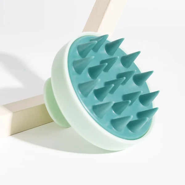 Silicone Shampoo Scalp Hair Massager Head Body Scalp Massage Brush Scalp Massage Brush Comb Magic Handle Brush Spa Massage Brush - Image 2