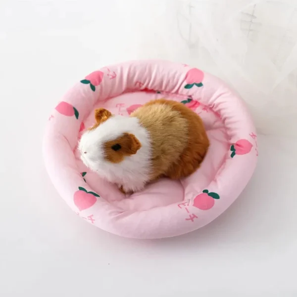 Circular Hamster Bed Comfortable Sleep Mat Pad for Hedgehog Squirrel Mice Rats Guinea Pig Chinchilla Small Animal Soft Cushion - Image 4