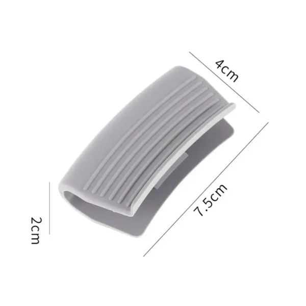 Pot Handle Silicone Grip PadSilicone Grey and Off-White Environmentally Friendly MaterialHeat Insulation and Non-Slip - Image 3
