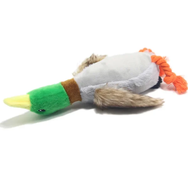 Cute Plush Duck Sound Toy Stuffed Squeaky Animal Squeak Dog Toy Cleaning Tooth Dog Chew Rope Toys Pet Dog Accessories Toys - Image 5