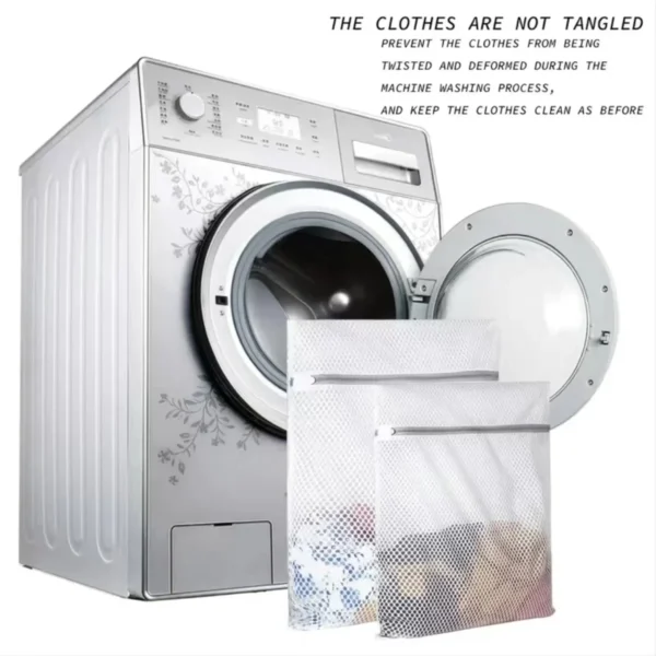 Honeycomb Mesh Laundry Bags For Delicates,Net Fabric Durable And Reusable Delicate Wash Bag Travel Organization Bag For Lingerie - Image 3