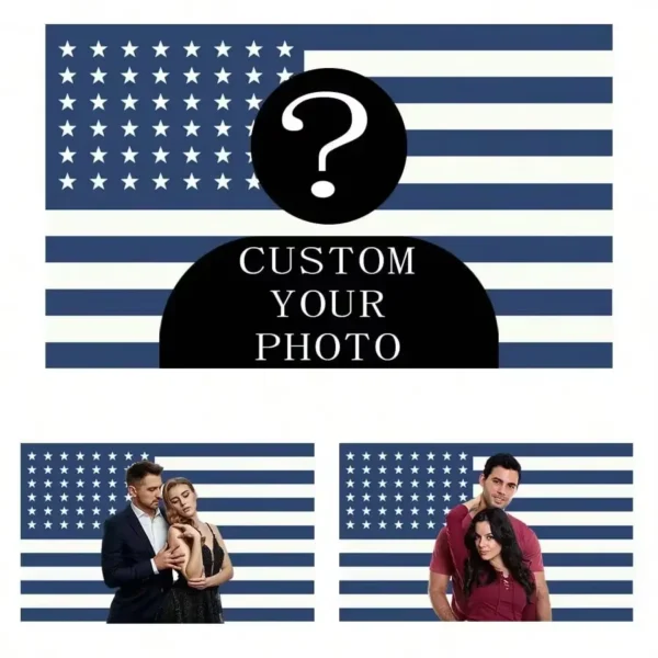 1pc Customizable Personalized Tapestry With Photos And Text, For Birthday, Wedding, Halloween, Christmas, Party - Image 2