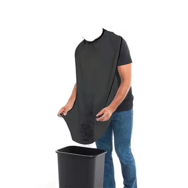 Male Shaving Apron Beard Catcher Cape Care Bib Face Shaved Hair Adult Bibs Shaver Cleaning Hairdresser for Man Clean Apron Gift - Image 2