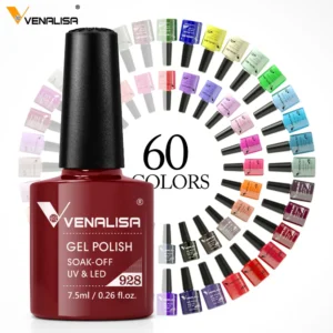 Venalisa Nail Gel Polish 60 Colors TPO FREE HEMA FREE Nail Art Soak Off Odorless Organic UV Gel Nail Polish Varnish Gel Lacquer