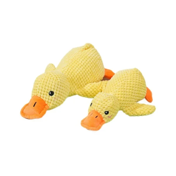Plush Companion Sleeping Duck Dog Toys for Small Large Dogs Bite Resistant Teeth Grinding Sound Relief Duck Sound Toy - Image 5