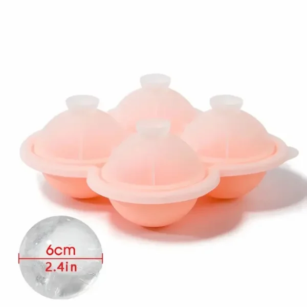 1pc Large Silicone Ice Cube Trays - Easy-Release, No Leakage, Perfect for Whiskey, Cocktails, Juice, and Parties - Image 6