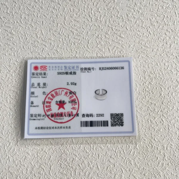 925 Sterling Silver Chic style Open Ring For Women Big Smooth Wide Face Rings for Women Punk Style Bijoux Femme - Image 6