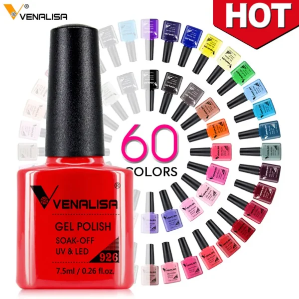 Venalisa TPO Free Earth Brown Autumn Color Collection Nail Gel Polish Soak Off UV LED Gel Varnish Gorgeous Gel Nail Manicure - Image 3