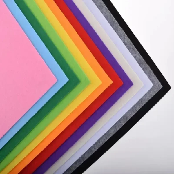 40Pcs Soft Felt Fabric Sheet Assorted Color Patchwork Sewing DIY Craft Squares Nonwoven 1mm Thick Handmade Fabric Weaving - Image 2