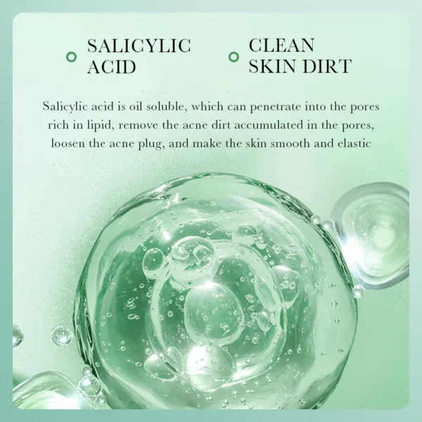BIOAQUA Salicylic Acid Facial Cleanser Acne Treatment Moisturizing Oil Control skincare Face Wash Foam Face Cleanser Skin Care - Image 4