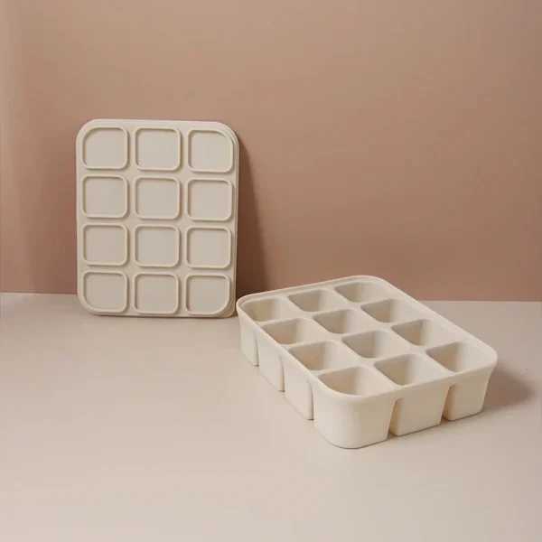 12 Grid Ice Cube Mold Silicone Ice Cube Tray Square Tray Mould Easy Release Silicone Ice Cube Forms Bar Kitchen Accessories - Image 2