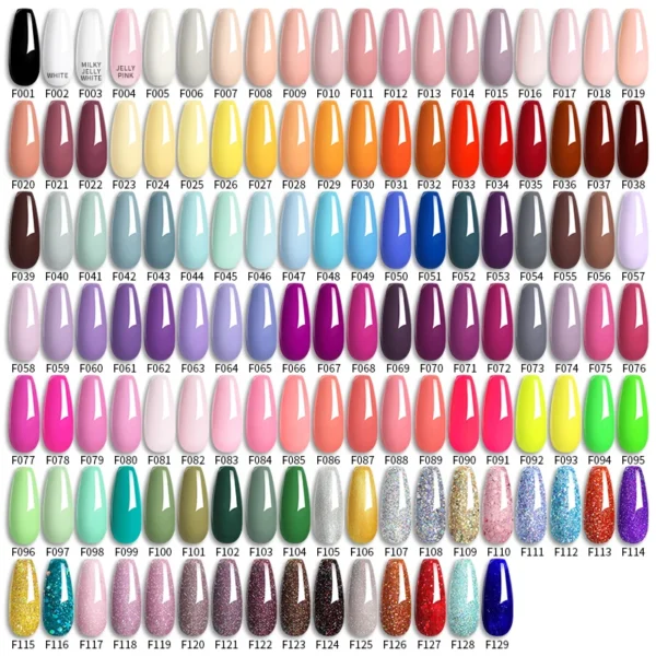 LILYCUTE 7ML Nail Gel Polish Glitter Sequins Gel Long Lasting Soak Off UV LED DIY Nail Art Gel nail supplies for professionals - Image 2