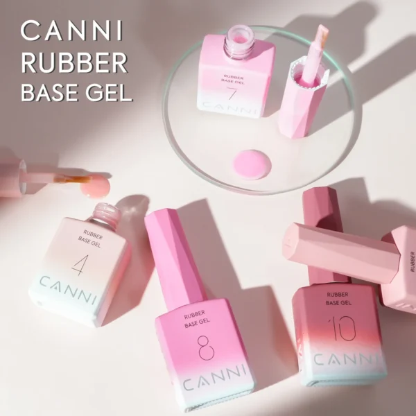 CANNI Nail Gel Polish HEMA/TPO FREE Extension UV Gel Builder Nail Gel In Bottle Semi Permanent Rubber Base Self-leveling Gel - Image 4