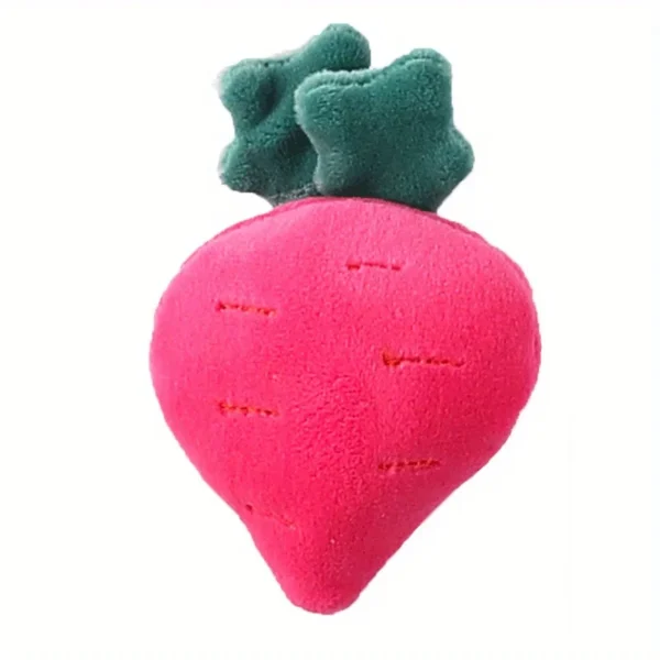 Plush Cat Toys Interactive Kicker Teeth Grinding Fruit Shaped Pet Toy for Kittens - Image 5