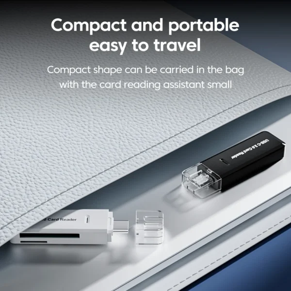 3 in 1 Multifunction TYPE-C Card Reader External Storage Black Stretch for Memory Stick USB 3.0 Mini SD TF Card Reader - Image 3