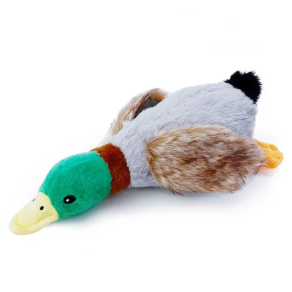 Cute Plush Duck Sound Toy Stuffed Squeaky Animal Squeak Dog Toy Cleaning Tooth Dog Chew Rope Toys Pet Dog Accessories Toys - Image 2