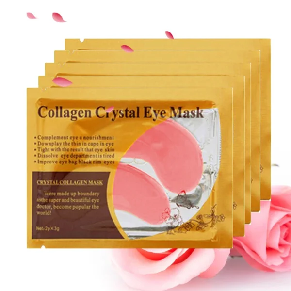 5/10/20/30 Pairs Gold Collagen Crystal Eye Mask skincare Eye Patches Firming Moisturizing Nourishing Eye Skin Care Products - Image 5