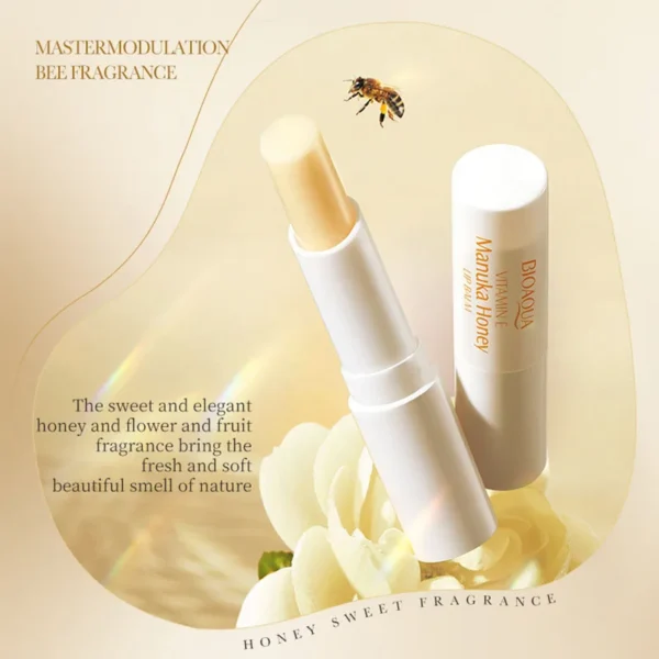BIOAQUA Vitamin E Honey Lip Balm Moisturizing Anti Cracking Nourishing Nourishing Lipstick Lips Skin Care Products - Image 5