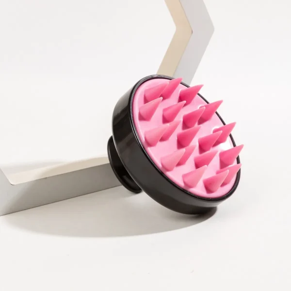 Portable Silicone Shampoo Brush Handheld Soft Scalp Massage Brush Silicone Shampoo Brush Hair Scalp Massager For Hair Growth - Image 2
