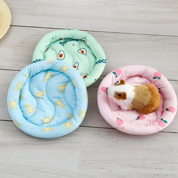 Circular Hamster Bed Comfortable Sleep Mat Pad for Hedgehog Squirrel Mice Rats Guinea Pig Chinchilla Small Animal Soft Cushion - Image 7