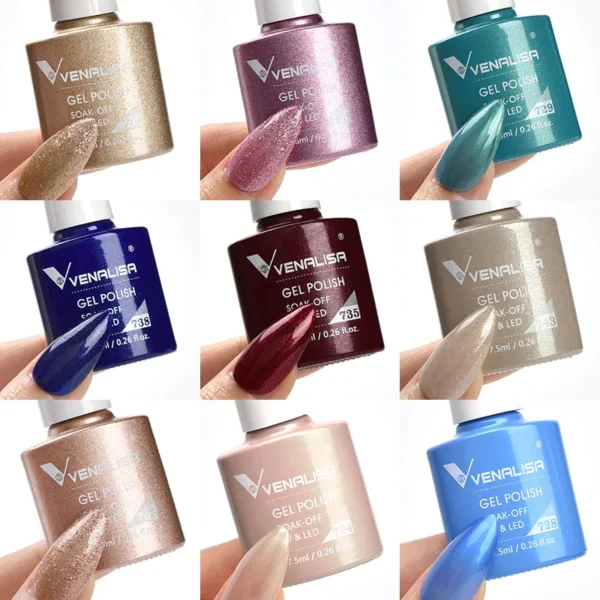 Venalisa Milky White Jelly Color TPO FREE HEMA FREE Nail Gel Polish Soak Off UV LED Gel Varnish Full Coverage Nail Manicure - Image 2