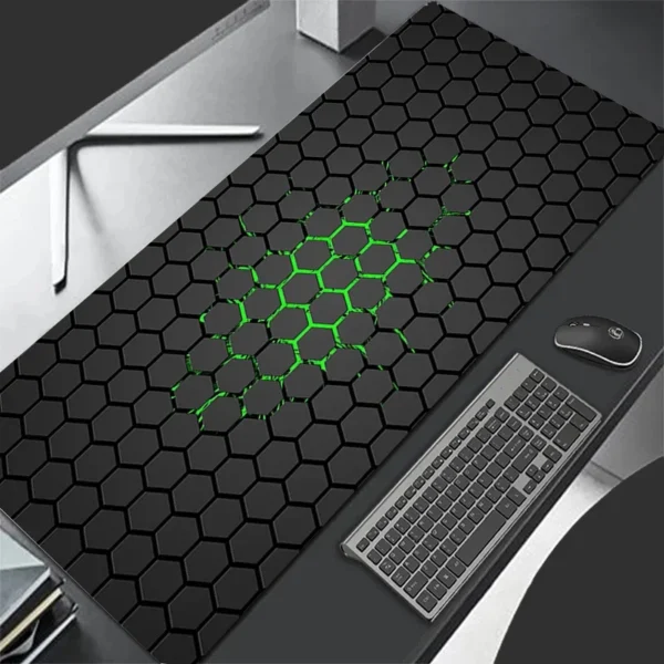 kf-S37956ac1b6d4406dbf129b659a894b41O Hexagon Mousepad Computer New XXL MousePads Keyboard Pad Mouse Mat Gamer Soft Office Carpet Table Mat Desktop Big Mouse Pad - Image 1