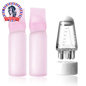 2/3pcs Hair Growth Essential Oil Applicator Bottle & 1ml Scalp Massage Comb Set - Anti-Loss, Scalp Care Tools for All Hair Types