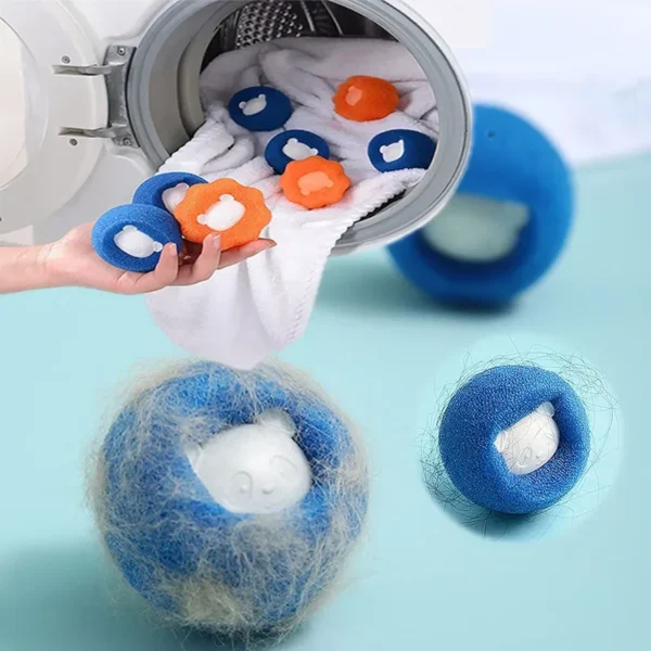 Pet Hair Remover Reusable Ball Laundry Washing Machine Filter Wool Sticker Cat Hair Remover Pet Fur Lint Catcher pet grooming - Image 1