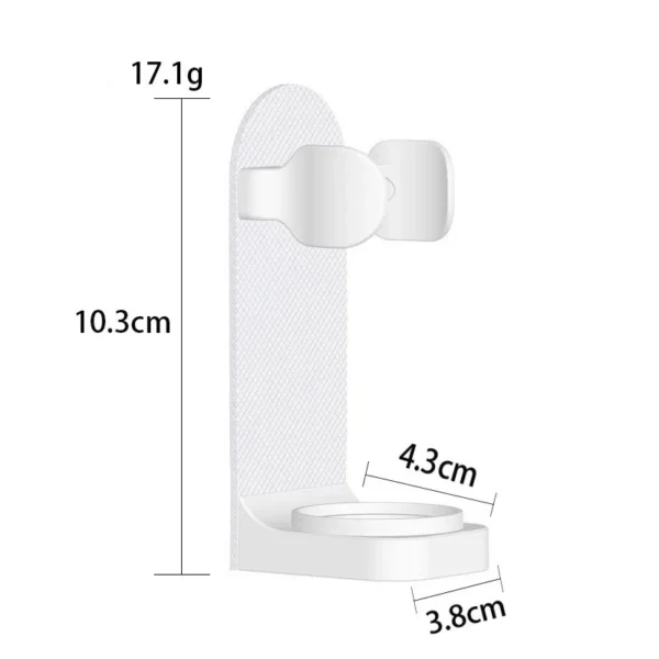 Electronic Toothbrush Holder Wall Mounted Adhesive Toothbrush Holders Toothbrush Organizer to Saving Space and Keep Drying - Image 6