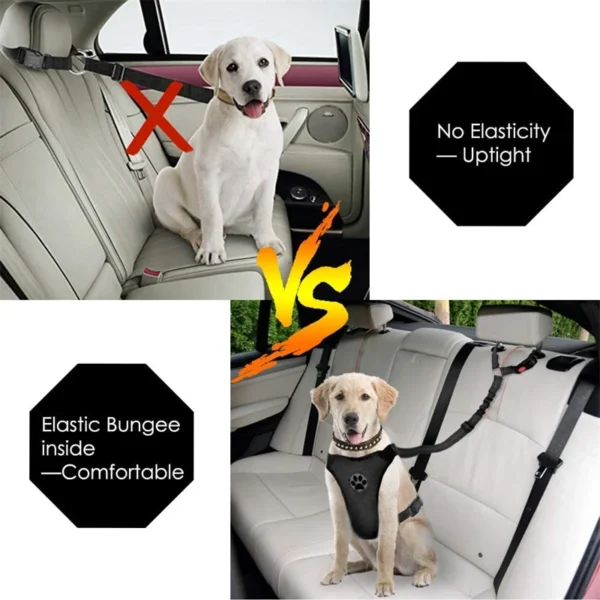 Reflective Pet Dog Car Seat Belt Puppy Dog Walking Travel Car Accessories Dog Leash Harness for Small Dogs Pet Car Supplies - Image 5