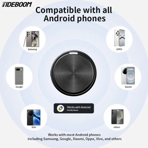 New Bluetooth Car Mini GPS Tracker for Android Key Wallet Bags Finder With Google Find My Device App Keys Finder Locator - Image 3