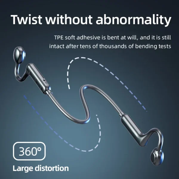 High Power Sound Conduction And Long Battery Life Bluetooth Earphone Neck Mounted Wireless Headset - Image 5