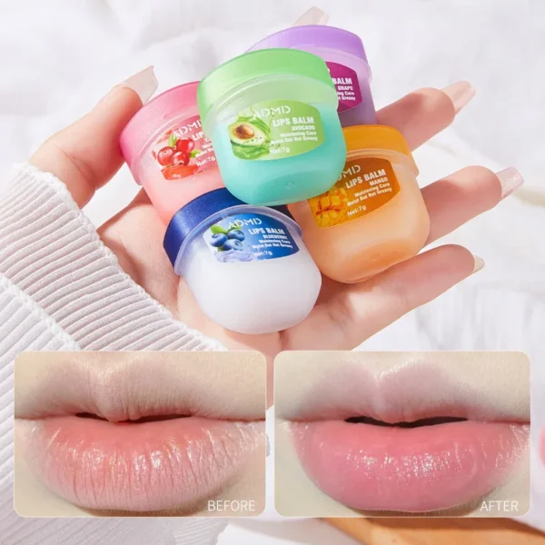 8pcs/box Fruits Lip Balm Sets Moisturizing Lipstick Makeup Base Moisturizer Lip Balm Anti-Cracking Lips Skin Care - Image 5