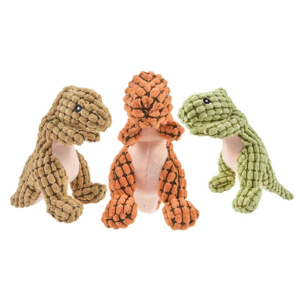 Cats and Dogs Pet Plush Dinosaur Toys Interactive Dog Chew Toys Plush Stuffing Pet Supplies Dog Toys for Small Dogs - Image 3