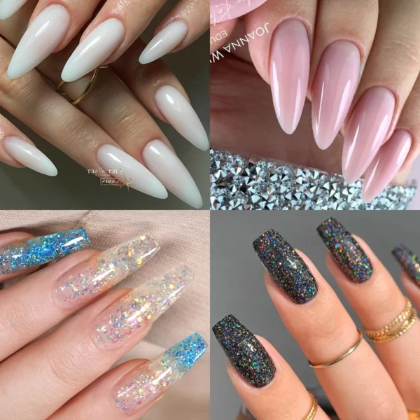 LILYCUTE Nail Gel Set 6W LED Lamp Full Manicure Set Vernis Semi Permanent Quick Extension Nail Kit Gel Set For Nails Tool Kit - Image 4