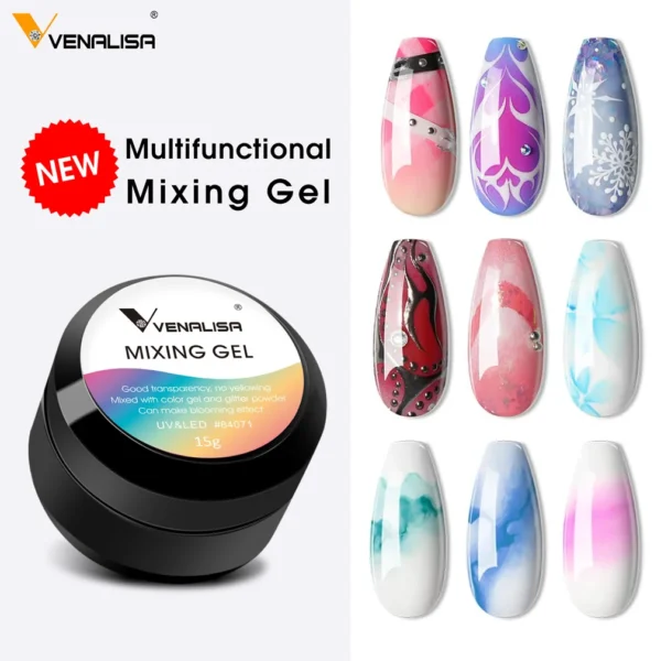Venalisa Reinforce Gel Keep Nail C Arc UV Construction Gel Thick Base Coat Hard Painting Gel Lacquer 5D Modelling Gel - Image 4
